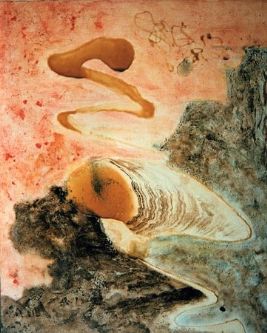 Pensador
óleo/ tela 100x80 cm.