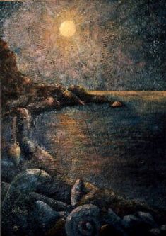 Gachero noche
Mixta/ madera 116x81 cm.