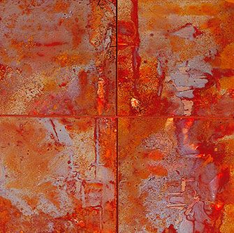 Chinescas 9 - Mixta/ madera 40x40 cm.